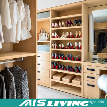 Luxury Bedroom Furniture High Quality Walk in Wardrobe Closet (AIS-W043)